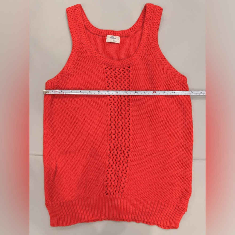 Vibrant Crochet Tank Top (Size S)